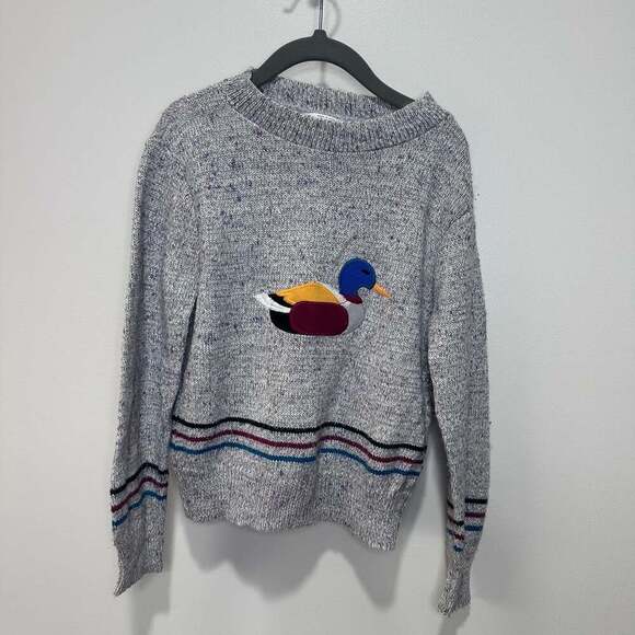 Health-tex Other - Vintage Kids Size 7 Mallard Duck Embroidered Sweater Made in USA